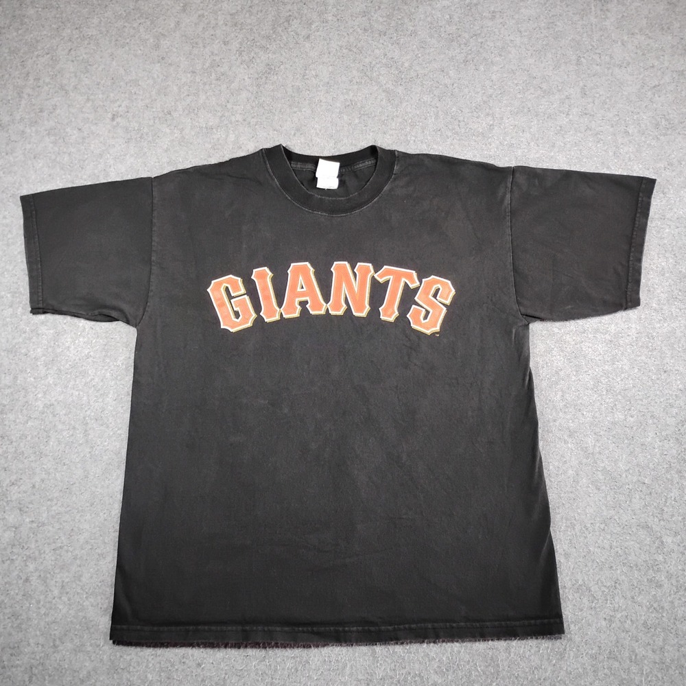 Vintage San Francisco Giants Shirt Barry Bonds 2001 MLB Black XL